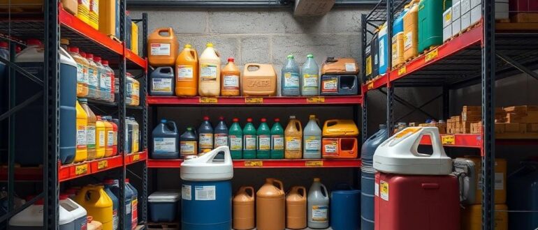 Безопасное хранение химикатов: как организовать пространство, чтобы работать без риска