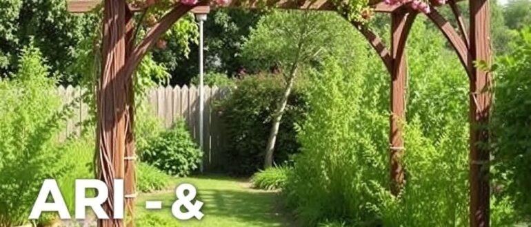 Арки и перголы: украшение и опора для растений