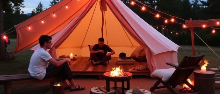 Организация глэмпинга на участке: как превратить обычный двор в уютный уголок роскоши и природы